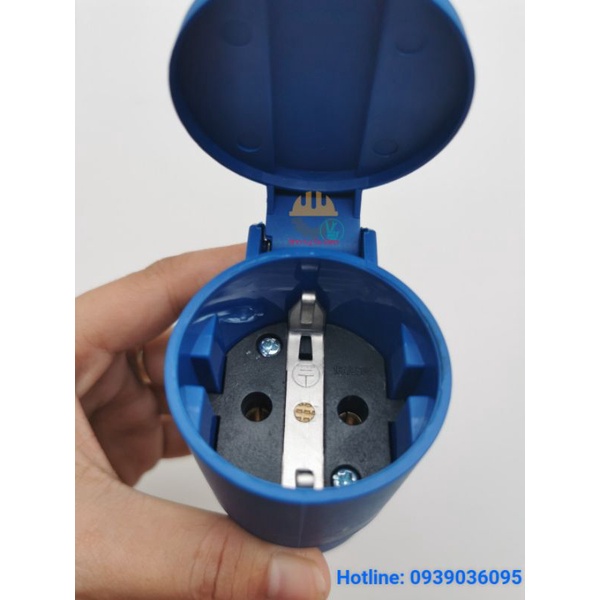 Combo 1 Ổ Cắm Công Nghiệp Chống Nước 1 Pha và 1 Phích Cắm Điện Công Nghiệp Chịu Tải IP44