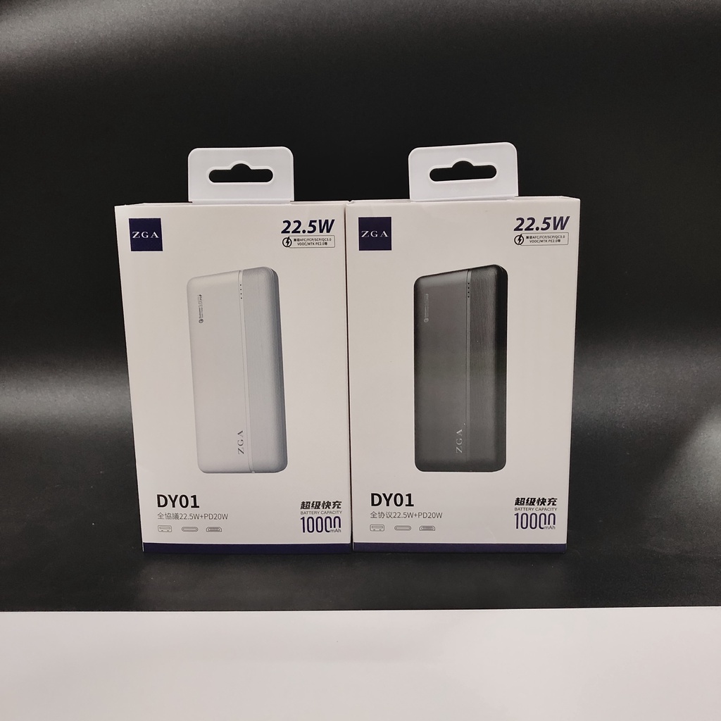 Pin sạc dự phòng iphone mini hỗ trợ sạc nhanh PD 22.5W 10000mAh ZGA DY01