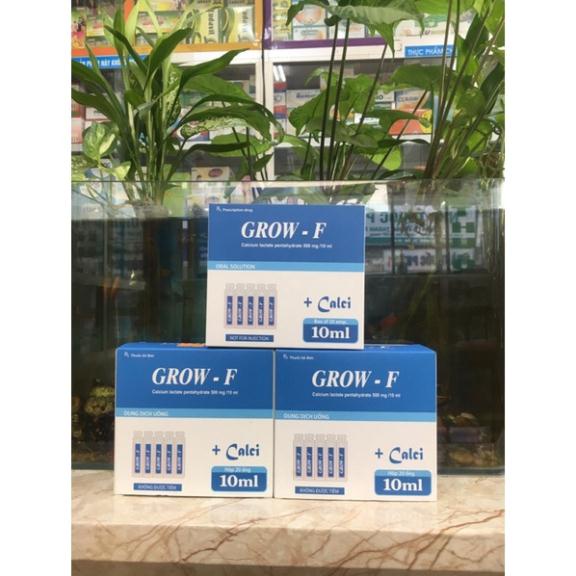 Hộp 20 ống GROW-F bổ sung canxi