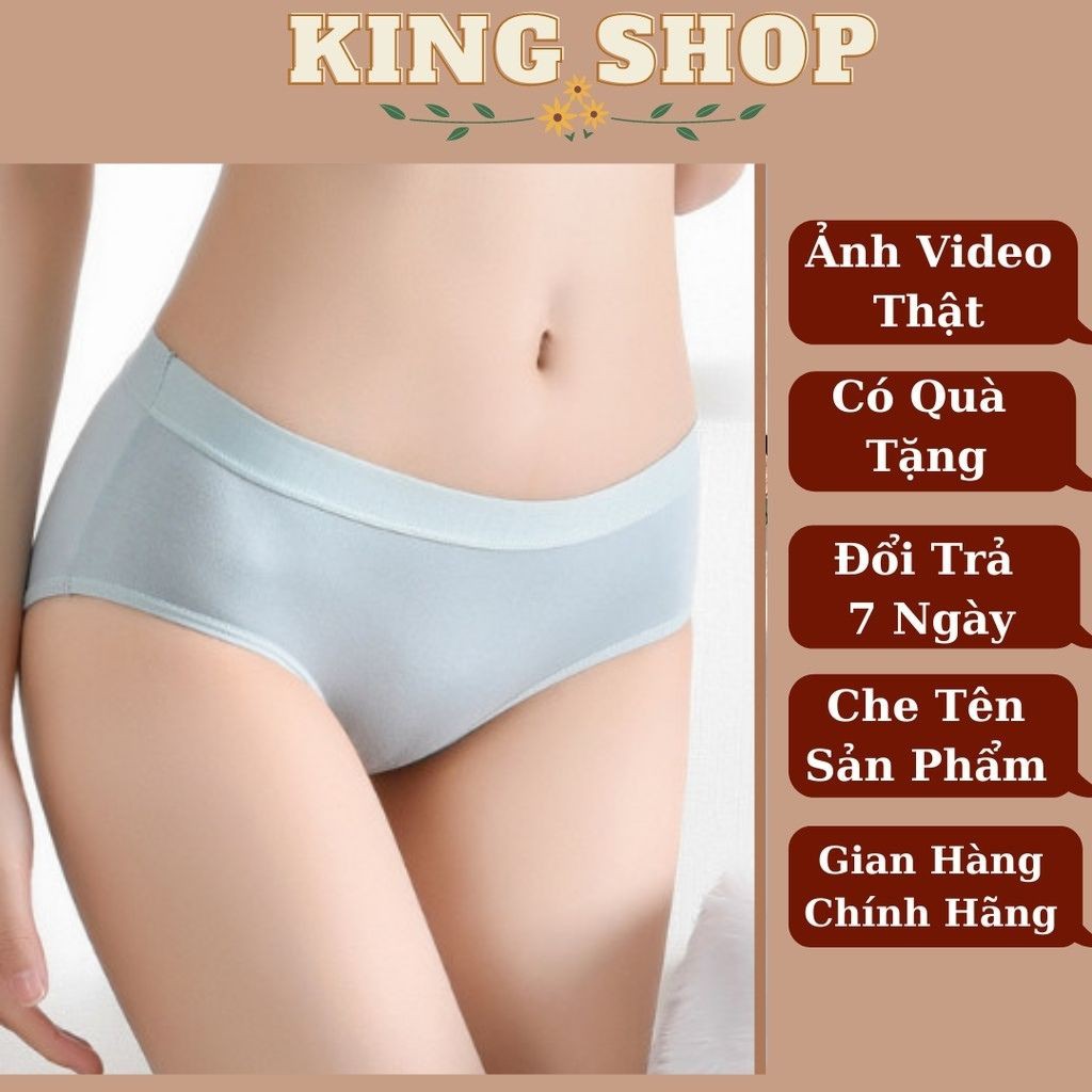 Quần lót nu cotton Cao Cấp FREESHIP Quần lót  co dãn chất dày dặn, đường may đẹp, thẩm mỹ, chắc chắn. Không xù LA06