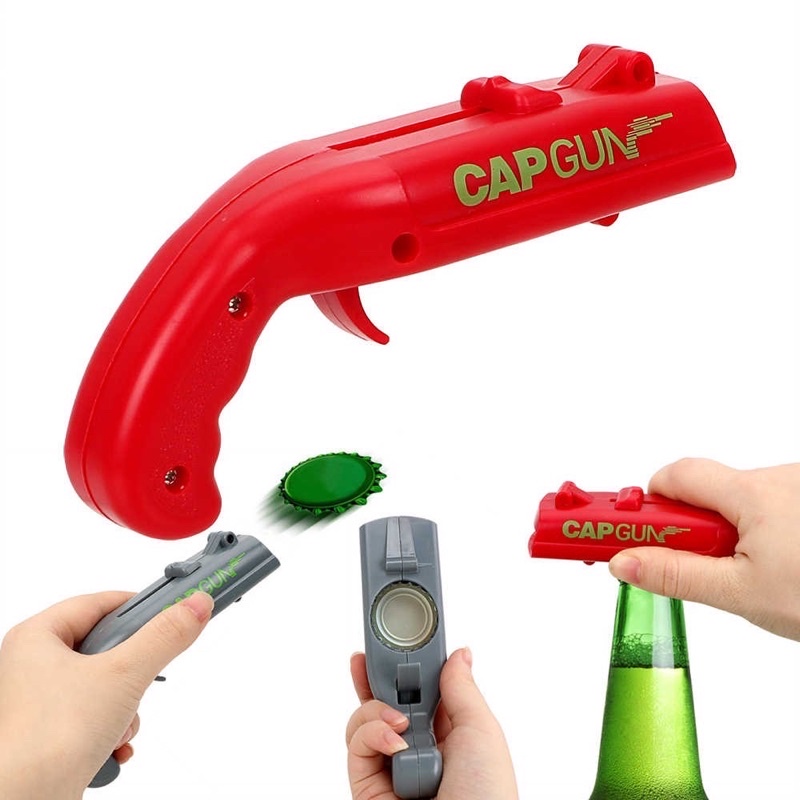 (Sẵn) Dụng Cụ Mở Nắp Chai Capgun, Đồ Khui Bia