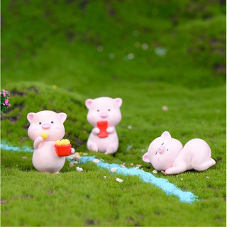 Mô hình heo hồng tham ăn dễ thương v.2, stellariva