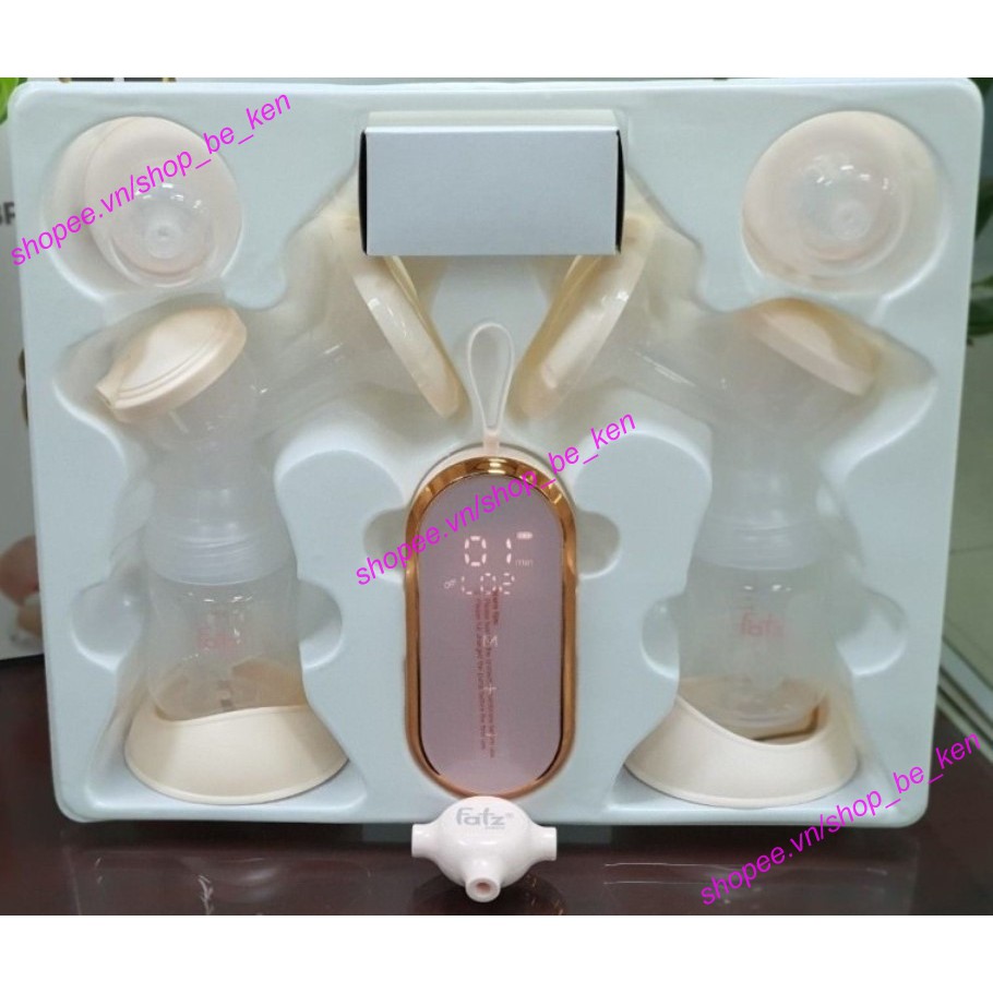 (BH 12TH) Máy hút sữa điện đôi Fatzbaby - Resonance 5 có pin sạc Fatz FB1180VN, FB1180VNH, FB1180VNG