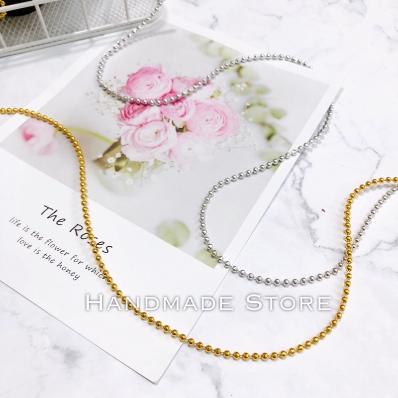 Dây hạt bi nhựa 4mm