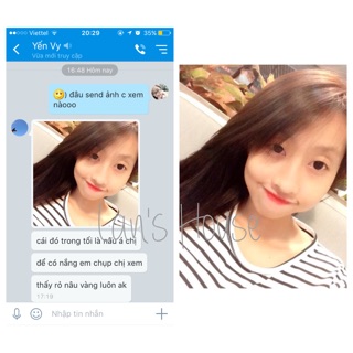 (Nâu vàng ) Thuốc nhuộm tóc