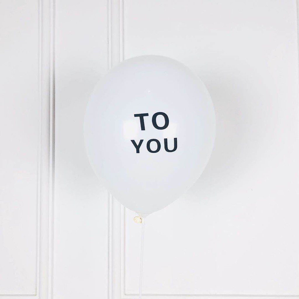 2 Cái Bong Bóng Sinh Nhật. Bóng Thổi Happy Birthday To You Style Hàn Quốc MS033