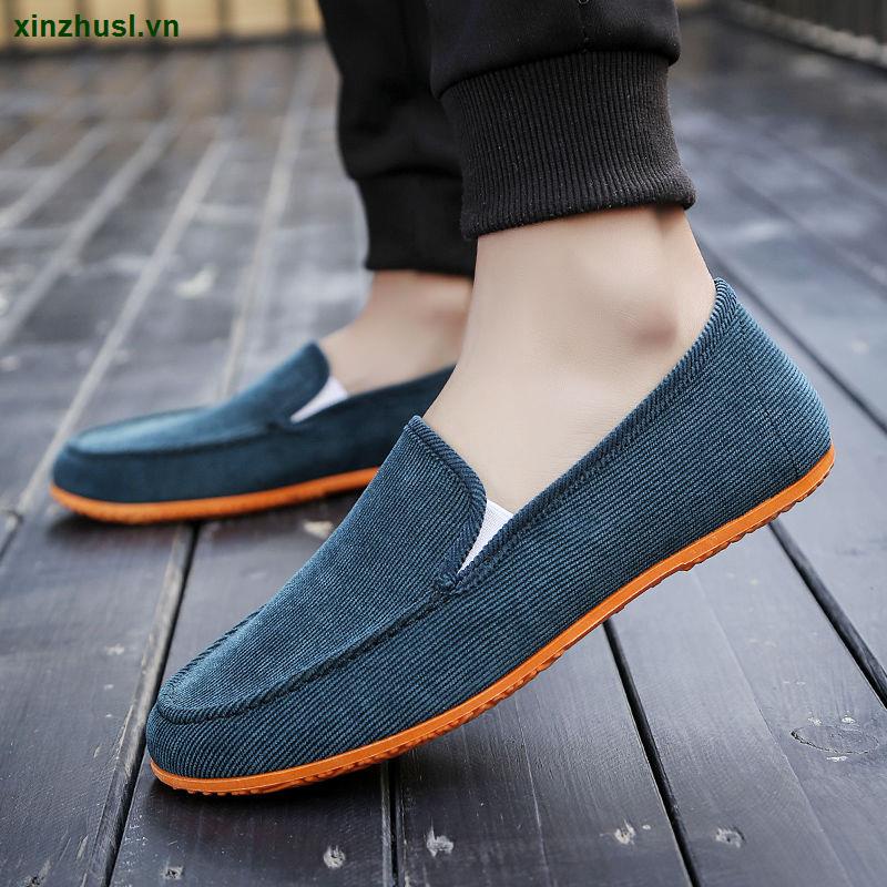 Giày lười thoáng khí phong cách Hàn Quốc thời trang mùa hè năng động cho nam