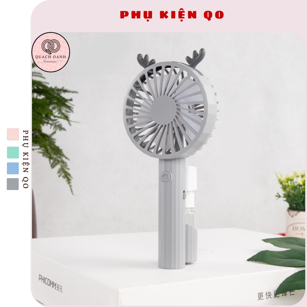 Quạt mini cầm tay phun sương làm mát - QUAT90