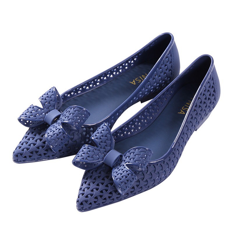 Giày Nhựa Đi Mưa  Mũi Nhọn 3 Màu Phù Hợp Đi Biển Đi Dạo Cho Các Bạn Nữ | BigBuy360 - bigbuy360.vn
