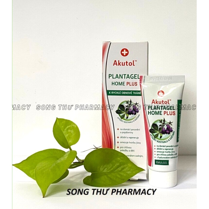 AKUTOL PLANTAGEL HOME PLUS – GEL HỖ TRỢ PHỤC HỒI VẾT BỎNG VÀ CÁC TỔN THƯƠNG TRÊN DA