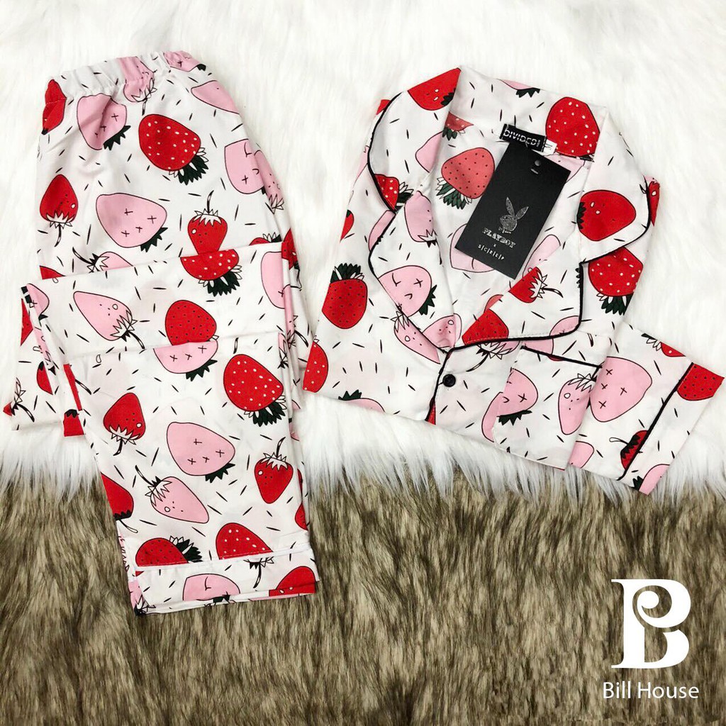 [Mã WA2410 giảm 10k đơn 99k] Bộ Pijama Vải Kate Thái Cao Cấp Hàng Loại 1 (tay dài, quần dài) | BigBuy360 - bigbuy360.vn