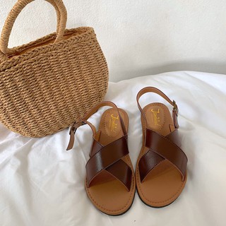 (Sẵn+ clip tự quay) Sandal quai chéo