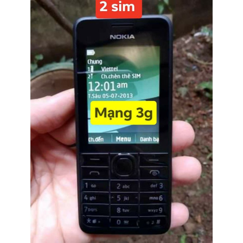 Điện thoại nokia 301 2 sim chính hãng