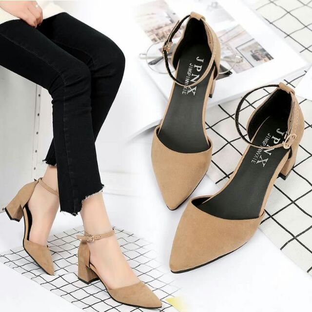 Giày cao gót 5p mũi nhọn