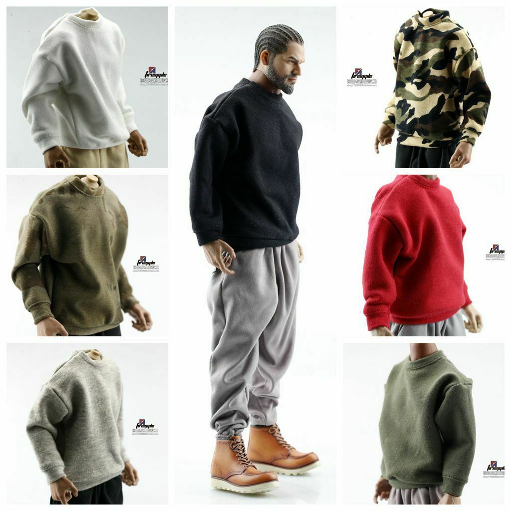 Áo Sweater Chui Đầu Tỉ Lệ 1 / 6 Cho Mô Hình Nhân Vật Nam 12 "