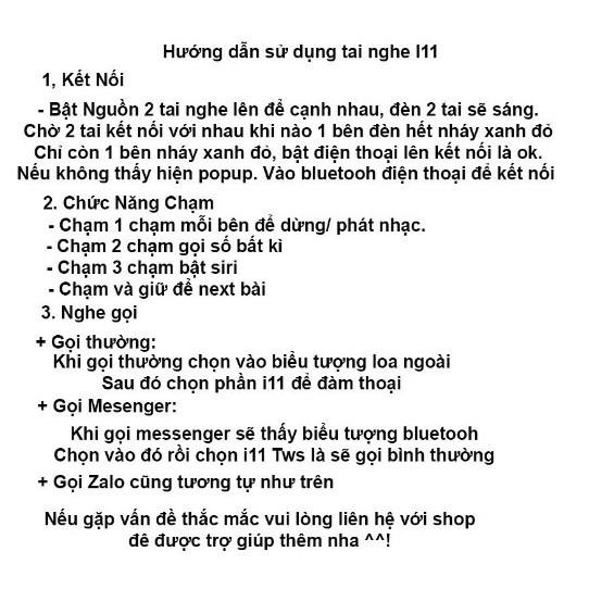 TAI NGHE KHÔNG DÂY BLUETOOTH  AIRPOD I11S TWS ĐIỀU KHIỂN CẢM BIẾN HIFI CHO ANDROID iOS