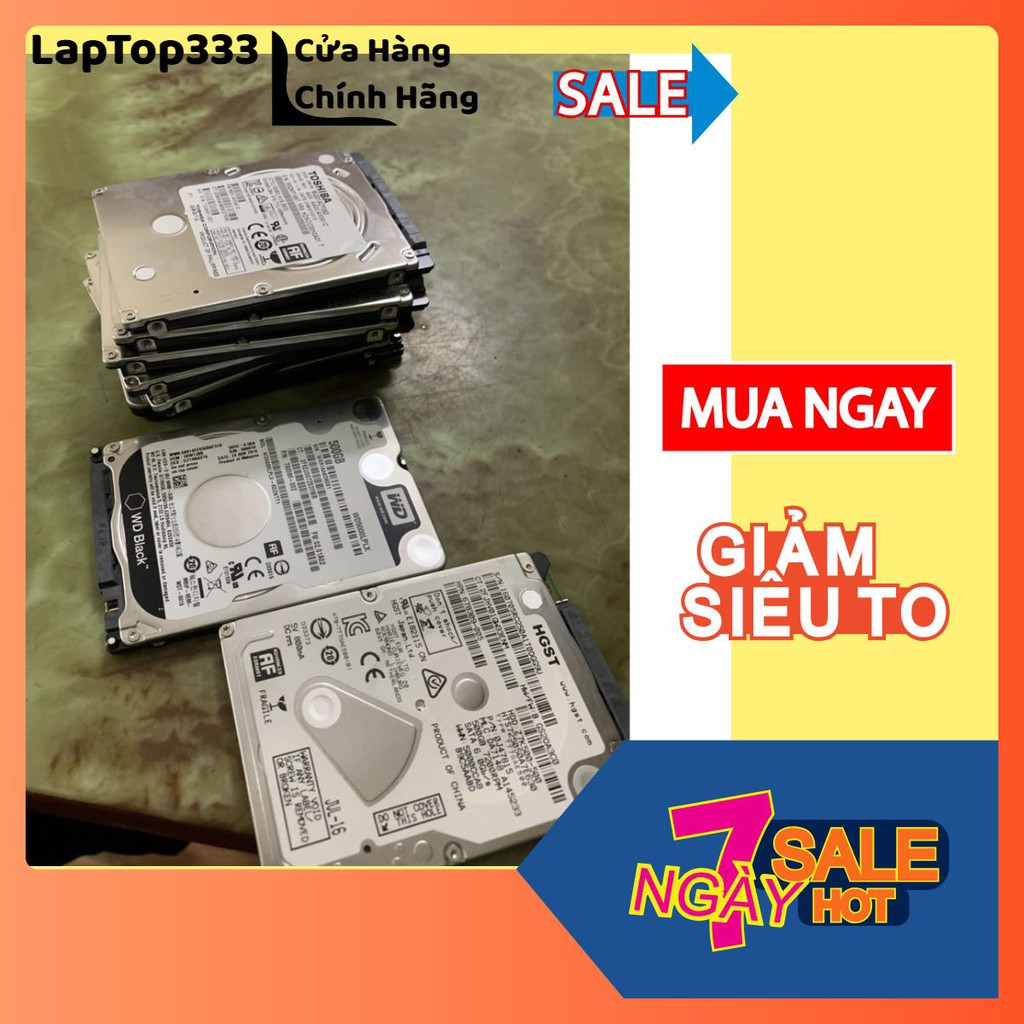 [Mã 1511ELSALE hoàn 7% đơn 300K] ổ cứng HDD 500gb Full hãng