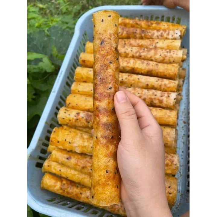 BÁNH TRÁNG CUỘN CHÀ BÔNG - DẶC SẢN PHAN RANG 1 CUỘN DÀI 20cm