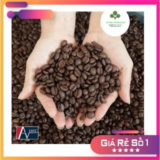 Cà phê hạt rang mộc/rang bơ Robusta 500g