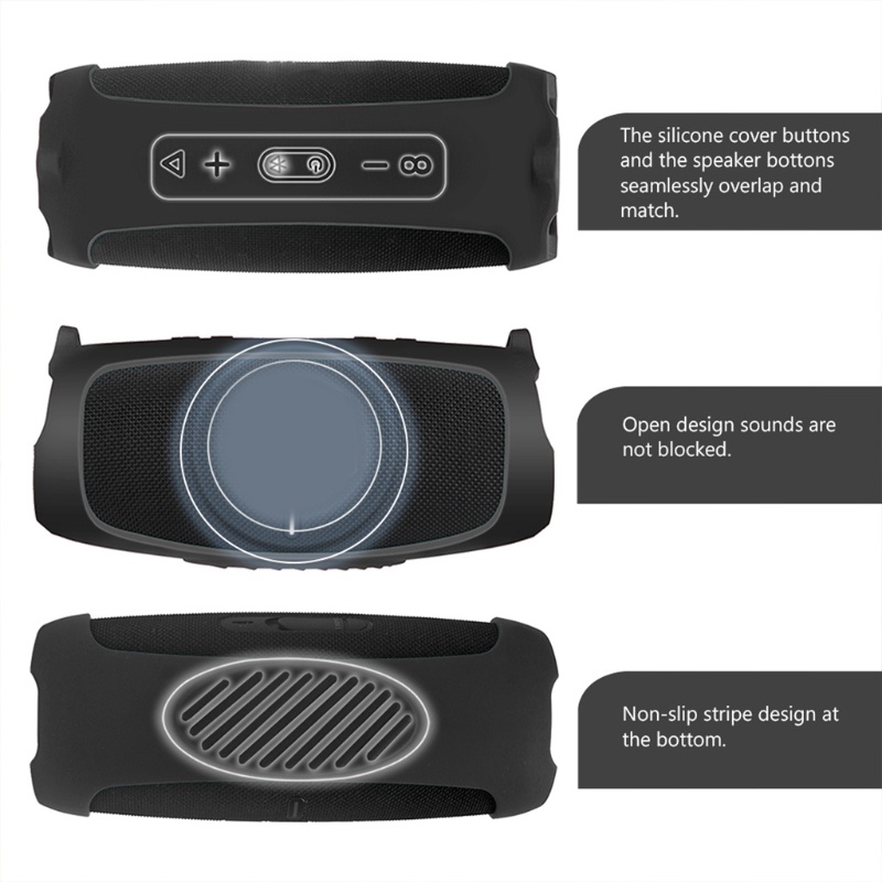 Vỏ Silicone Bảo Vệ Loa JBL Charge 5 Kèm Dây Đeo