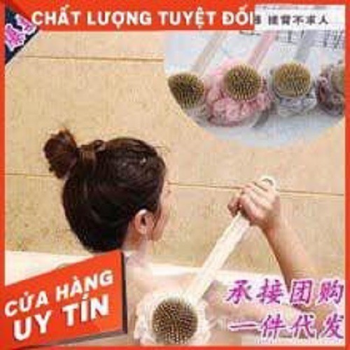 Dụng cụ cọ lưng tẩy da chết 2 đầu