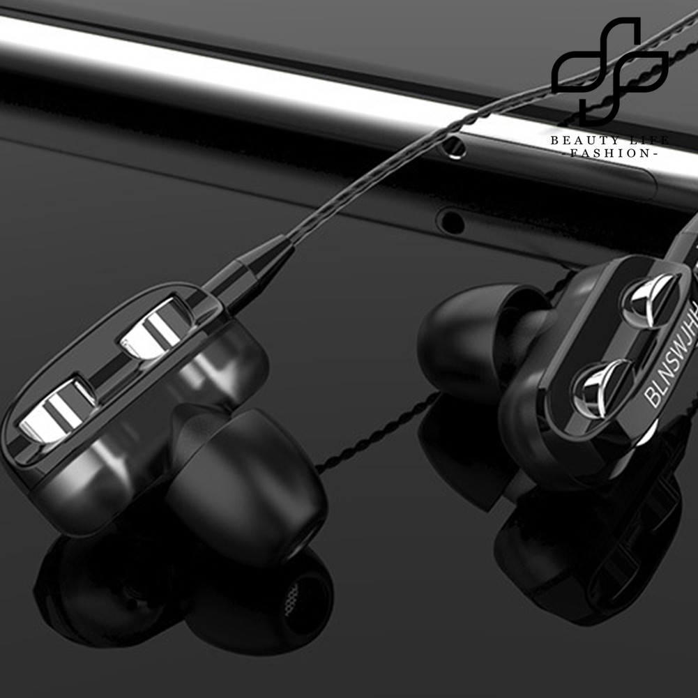 【NEW】Universal In-Ear Heavy Bass Stereo Wired Earphones Sports Headsets with Mic