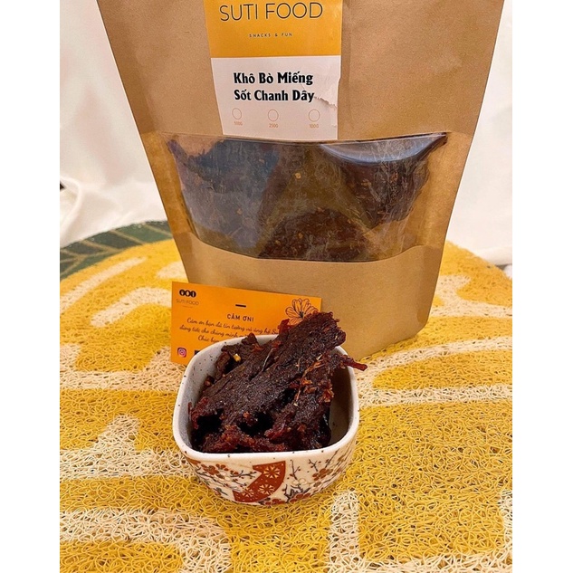 [250G] KHÔ BÒ SỐT CHANH DÂY MẬT ONG - Thơm Ngon Chuẩn Vị - Chứng Nhận ATVSTP | BigBuy360 - bigbuy360.vn