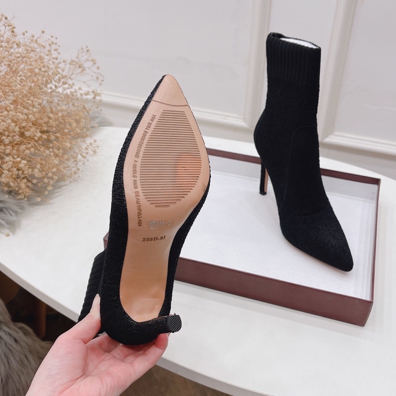 Bốt lên sần gót mảnh bigtree dáng cao