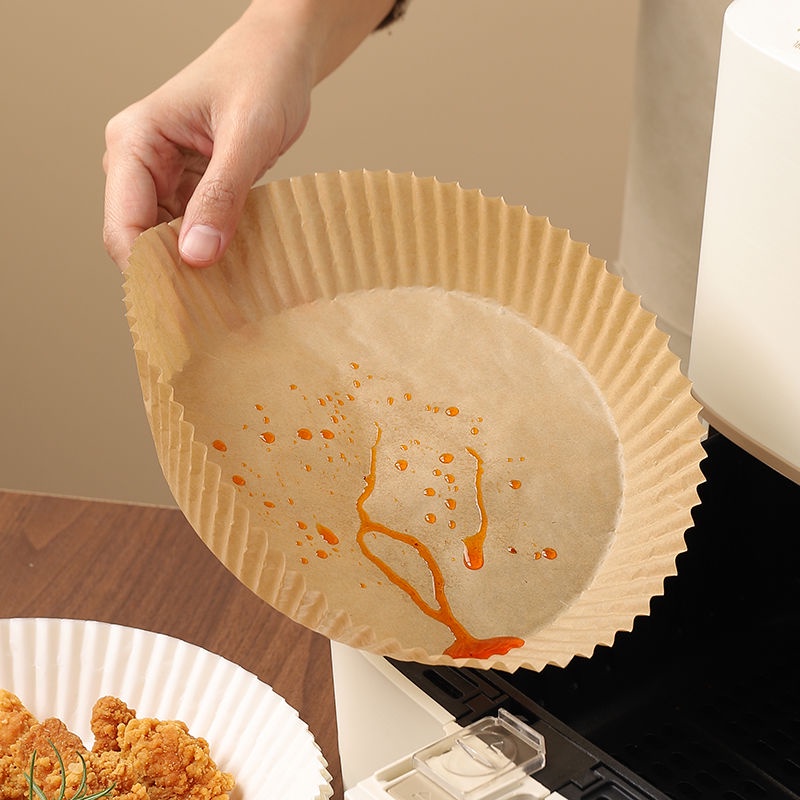 Set 50 Giấy Lót Hấp Bánh Bao Sử Dụng Một Lần Hình Tròn