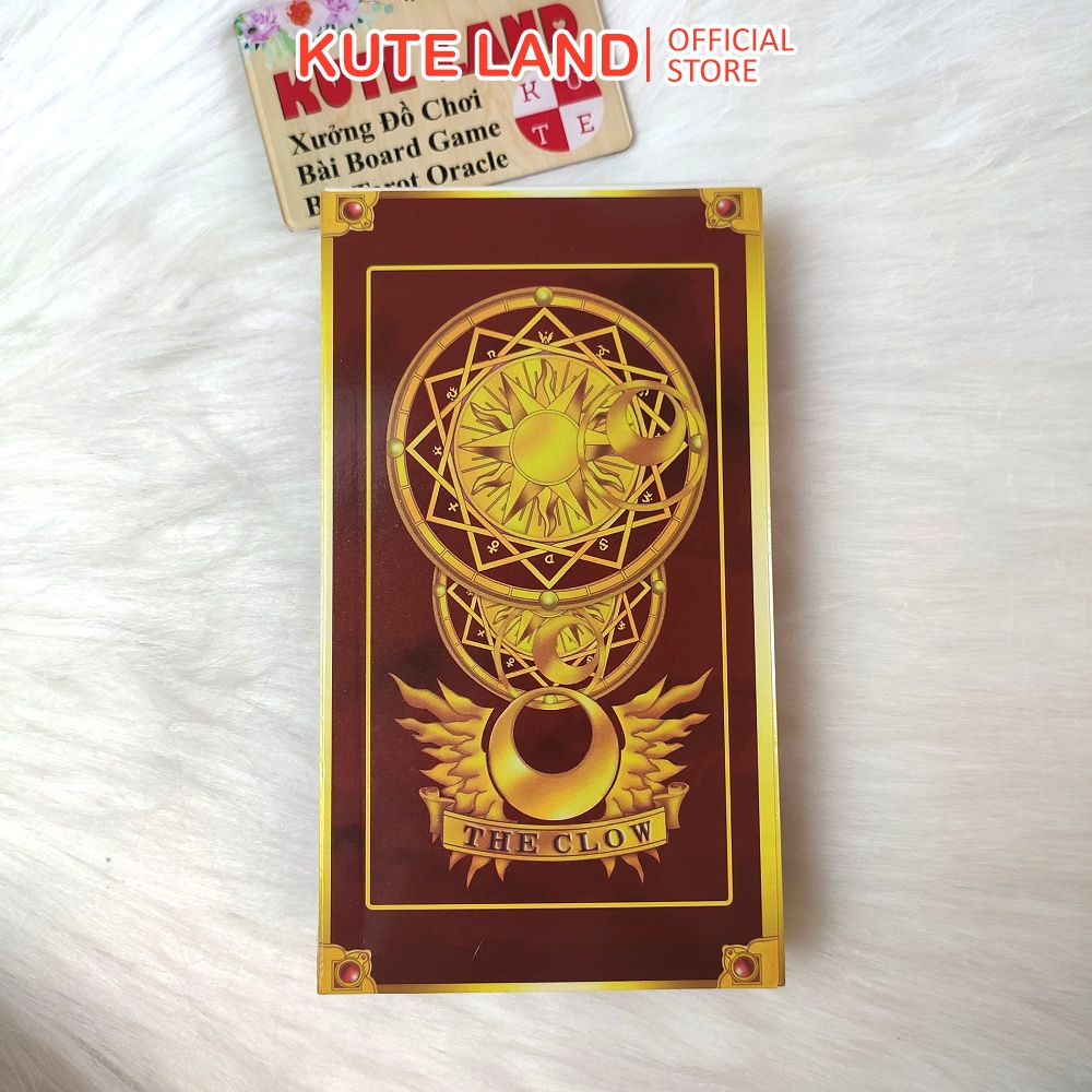 Bài Tarot Clow Sakura CardRaptor Phiên Bản Màu Nâu 56 Lá Tặng Đá Thanh Tẩy Và Hướng Dẫn Tiếng Việt S21