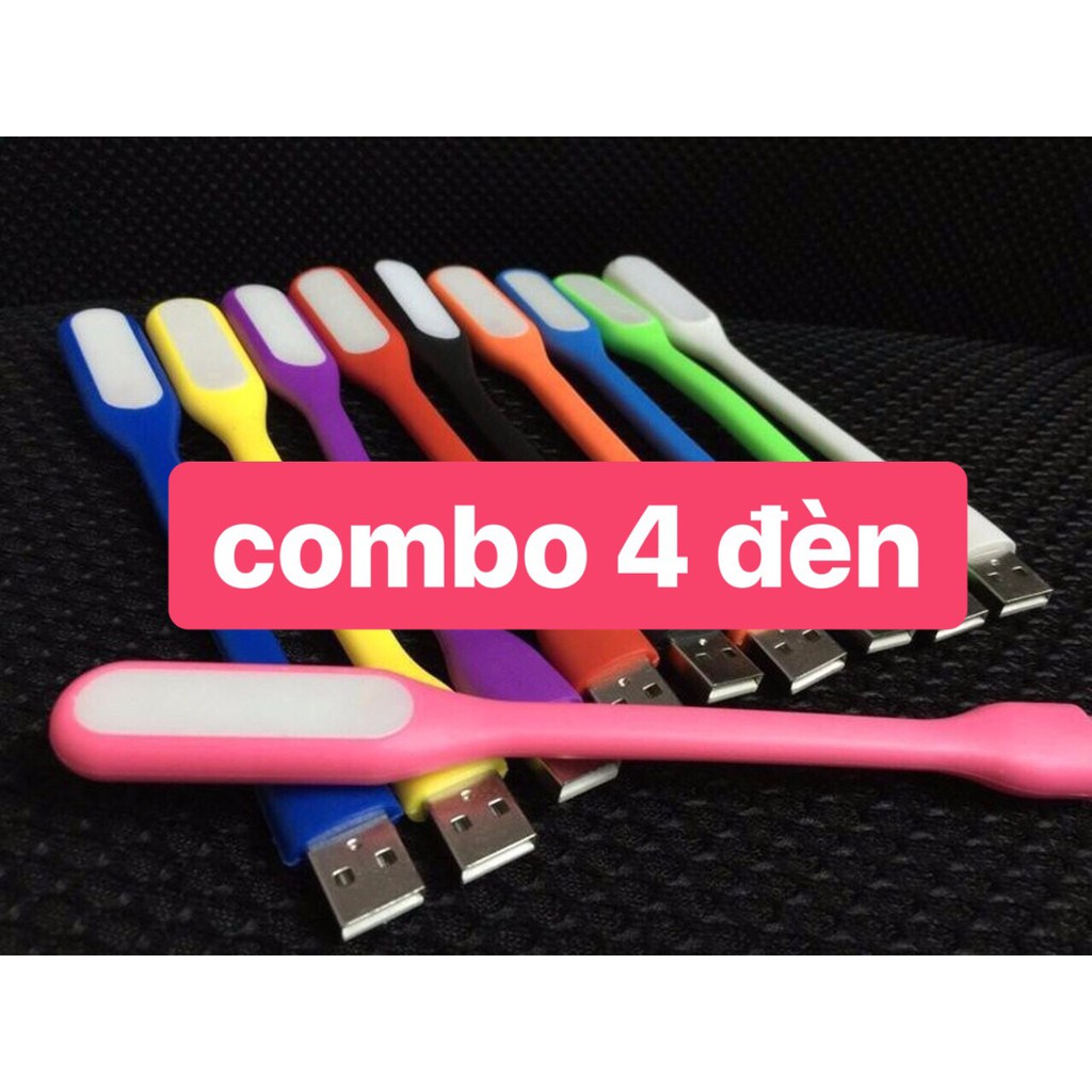 Combo 4 Đèn led uốn dẻo dùng nguồn Usb