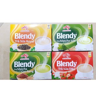 Trà sữa Blendy Ajinomoto hộp 10 gói x 18g