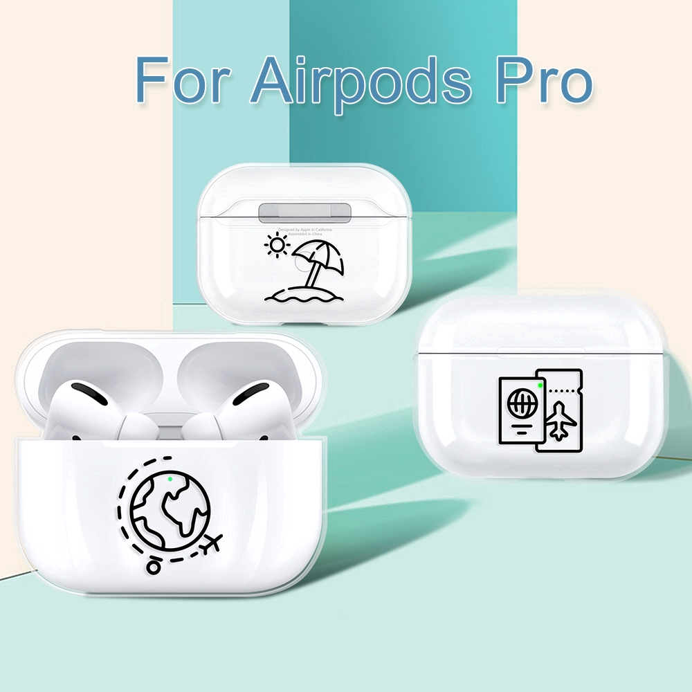 Vỏ hộp tai nghe không dây kết nối Bluetooth Apple AirPods Pro in họa tiết hoạt hình