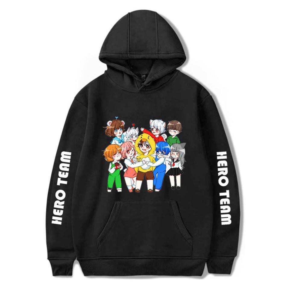 BST áo Hoodie Hero Team - Mini World - MineCraft cực chất - có size trẻ em