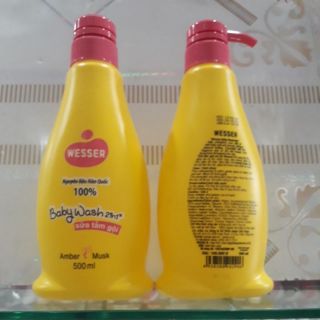 SỮA TẮM WESSER BABY WASH 2 IN 1 Amber MUSK 500 ml