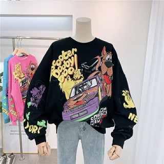[SẴN] Áo nỉ sweater ScoobyDoo nỉ da cá