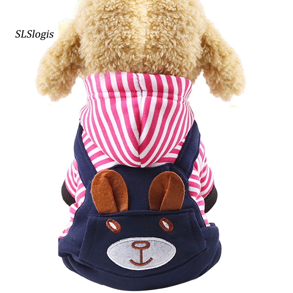 Áo Khoác Có Nón Và Quần Yếm Giữ Ấm Mùa Thu Đông Cho Thú Cưng