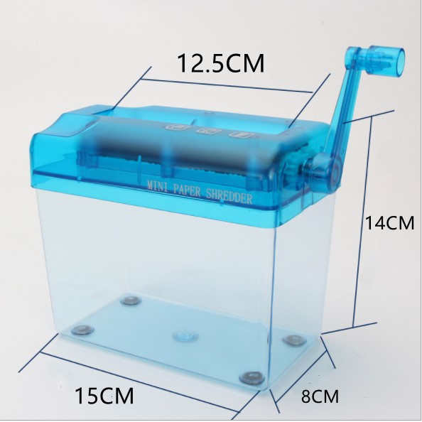 【Có hàng sẵn】Máy Cắt Vụn Hủy Giấy Mini Máy Hủy Tài Liệu Bằng Tay A4 Văn Phòng Gia Đình Máy cắt giấy