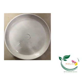 Đĩa lót chậu tròn phi 24cm - #043c#