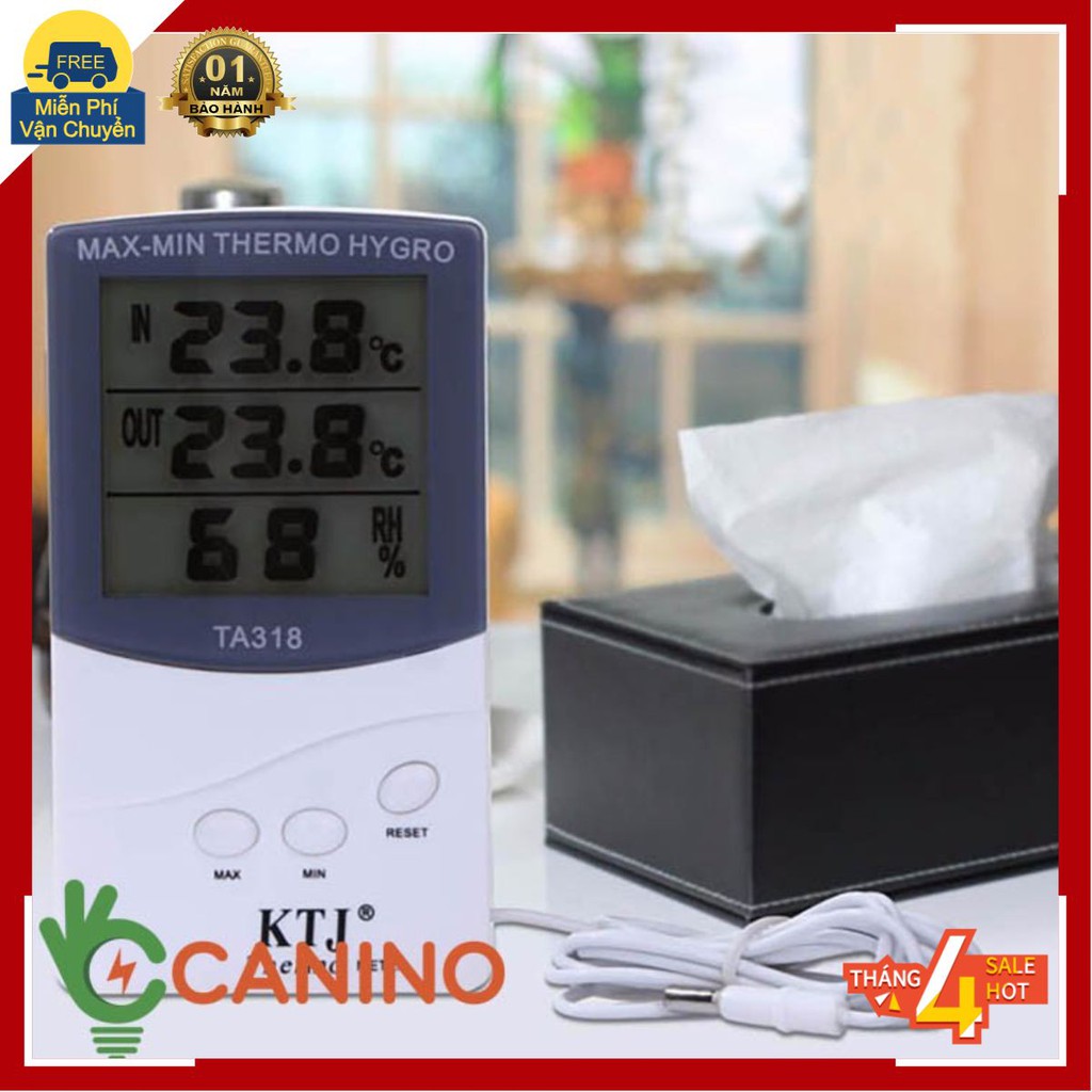 MÁY ĐO NHIỆT ĐỘ, ĐỘ ẨM TA318