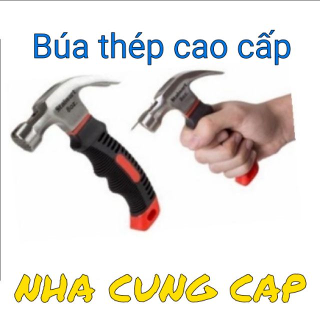 (GIÁ HỦY DIỆT) BÚA THÉP CÁN CAO SU CAO CẤP