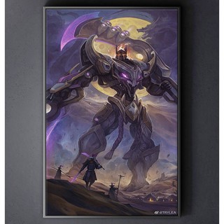 TRANH CANVAS LIÊN MINH HUYỀN THOẠI (LEAGUE OF LEGENDS) treo tường in theo yêu cầu - Loạn thế thần binh 5