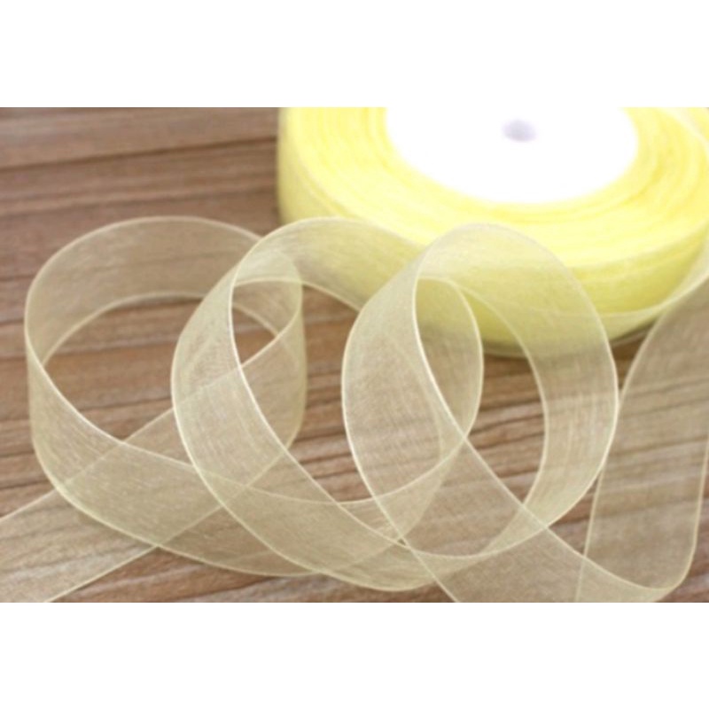 Cuộn 5 mét ruy băng voan 2,5cm