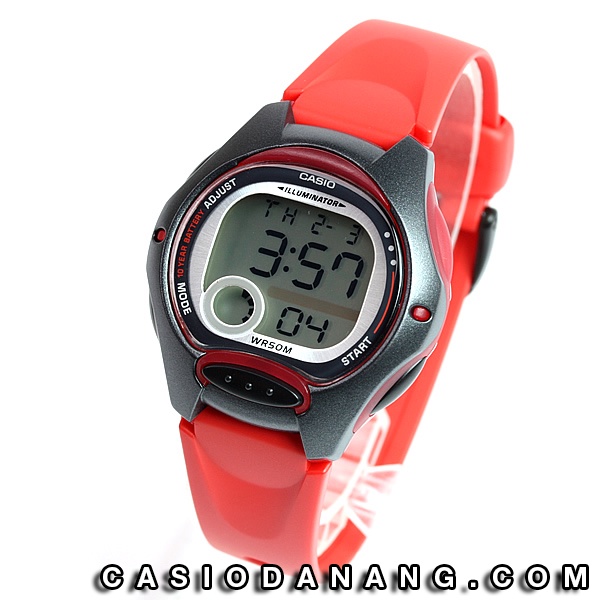 Đồng hồ nữ dây nhựa Casio chính hãng Anh Khuê LW-200-4AVDF (34mm)