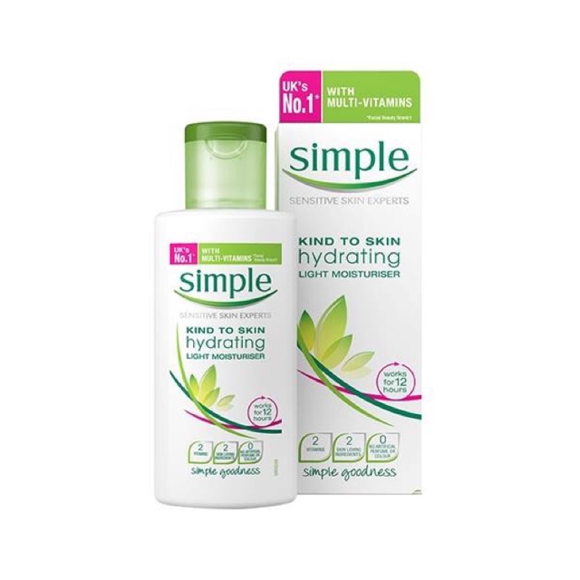 Kem dưỡng ẩm Simple hydrating light moisturiser