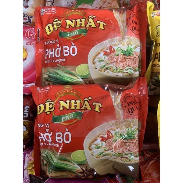 Sét 5 Gói Phở Bò,Gà Đệ Nhất Acecook 65g