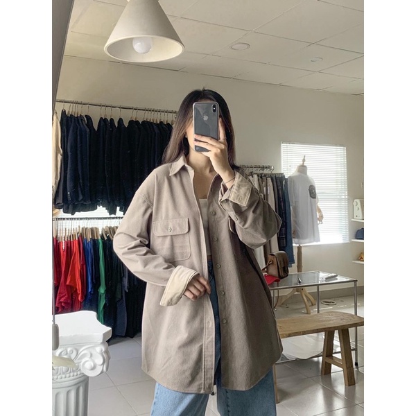 2HAND SHIRT - SƠ MI NHUNG TĂM - CUMEO 🍃