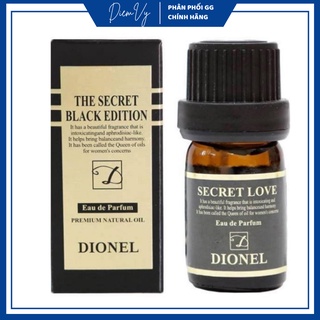 Nước hoa vùng kín Dionel màu đen Secret Love Eau De Parfum 5ml