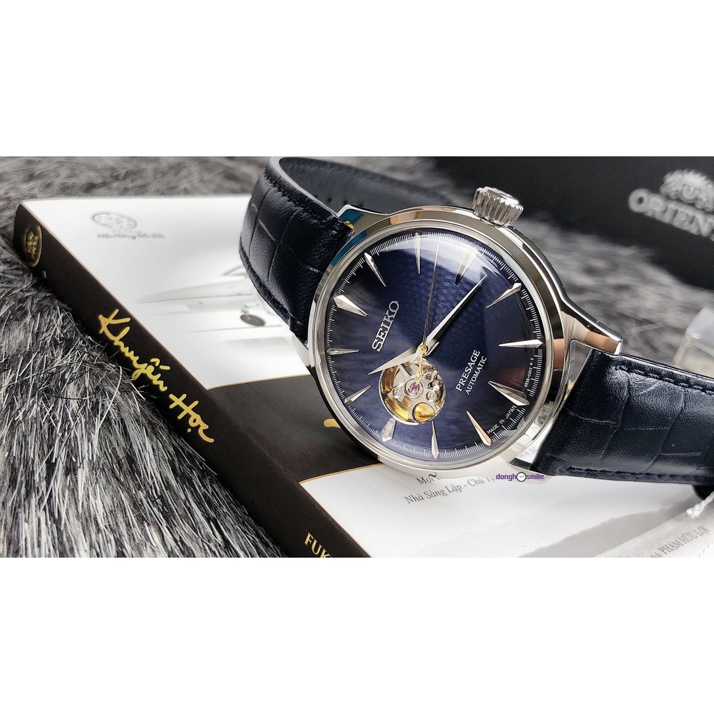 Đồng hồ nam Seiko presage blue moon SSA405J1