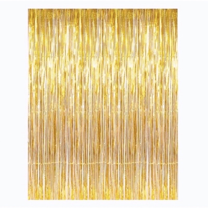 ❤Rèm Kim Tuyến Vàng Gold/ Xanh/ Đỏ Tua Rua Cao 2m x1m Blackground Các Tiệc, Sinh Nhật, Phong Nền,...Dễ Sử Dụng